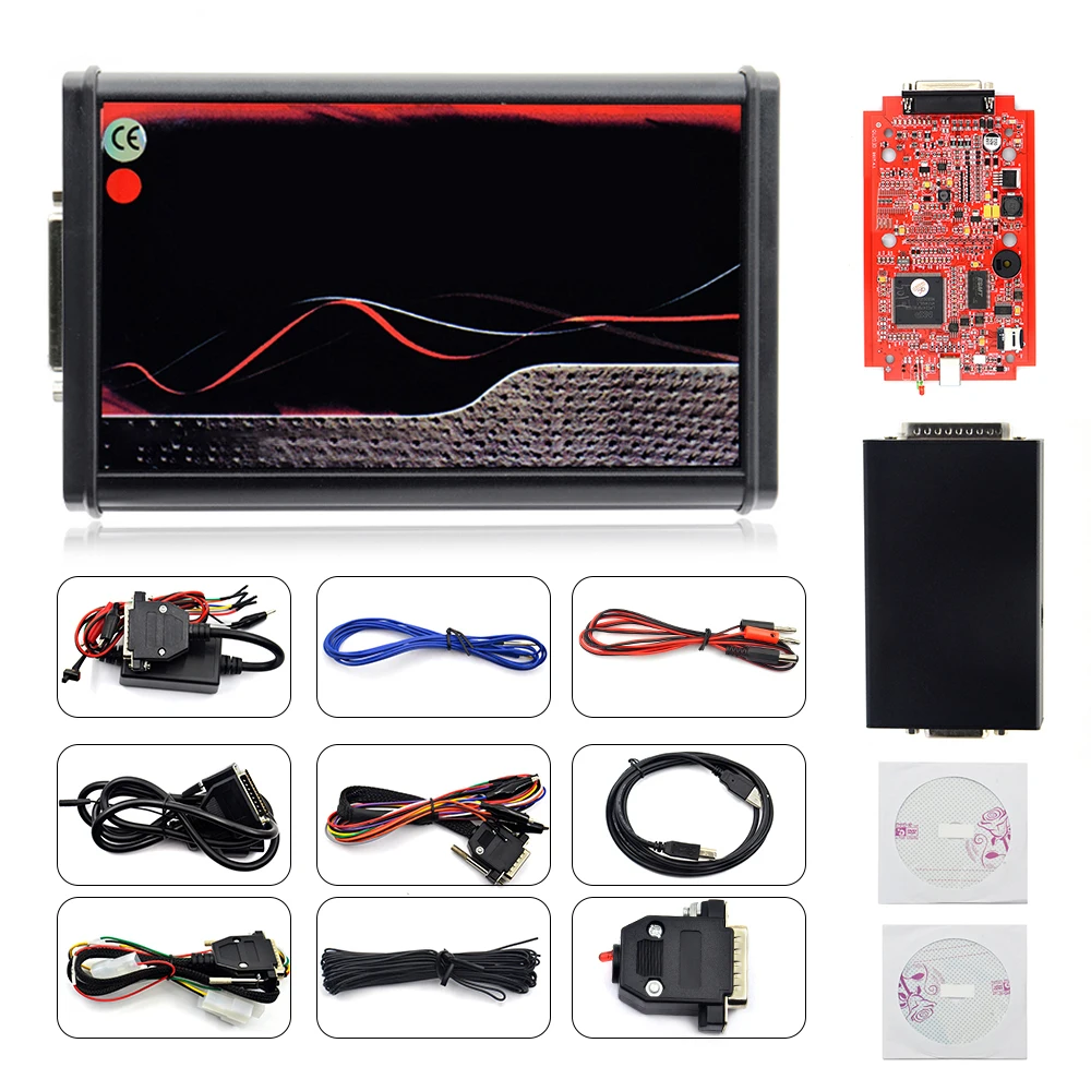 Chip Tuning ECU Programmer Tool For Kess V2 V5.017 EU Version SW V2.8 Red PCB  V7.020 For KTAG Firmware Master No Token Limited