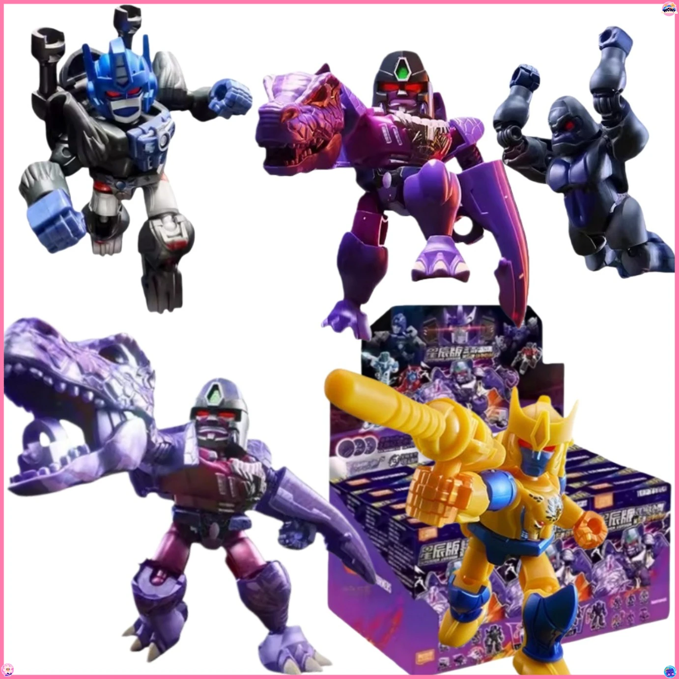 

Новое поступление, в наличии, кирпичная фигурка Stellar Edition, серия 6, мини-слепая коробка Megatron, подлинная игрушка для мальчиков