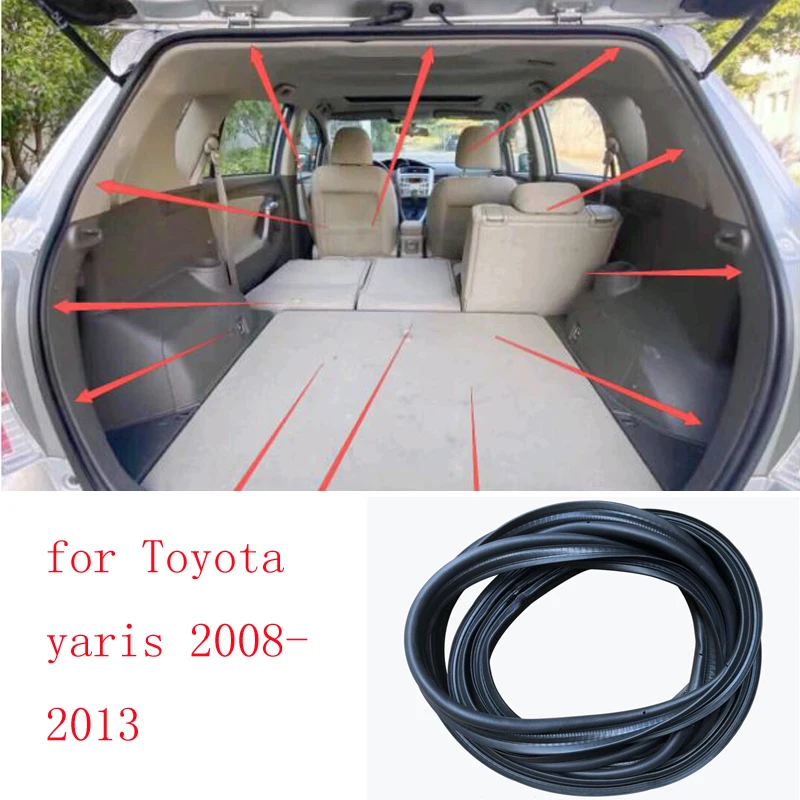 Car Accessories Trunk Sealing Strip for Toyota Yaris 2008-2013 Corolla Levin Trunk Lid Sealing Strip Waterproof Sealing Strip