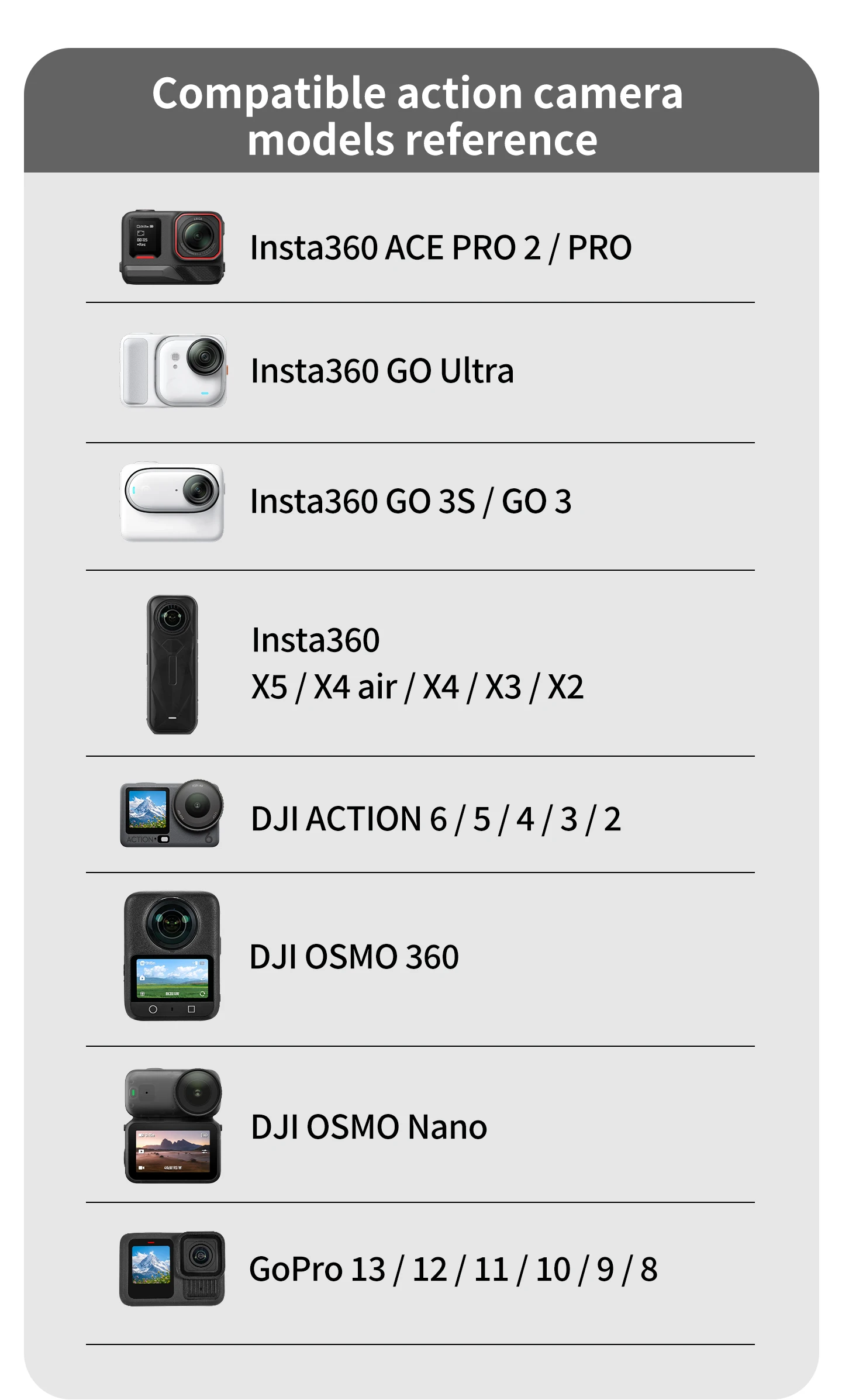 6-teiliger ausziehbarer 0,7m unsichtbarer Selfie-Stick, Panorama-Kamera-Aluminium-Monopod für Insta360 X6 X5 GoPro Max DJI Osmo 360 II – Detail 7
