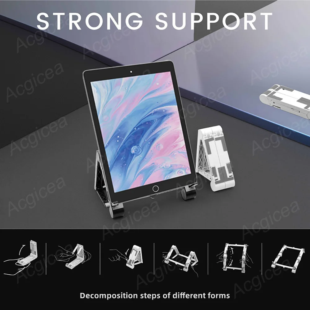 3 in 1 Laptop Ständer Halter Faltbare Tragbare Halter für iPhone Xiaomi iPad Tablet Notebook Einstellbare Nicht-slip Desktop halterung