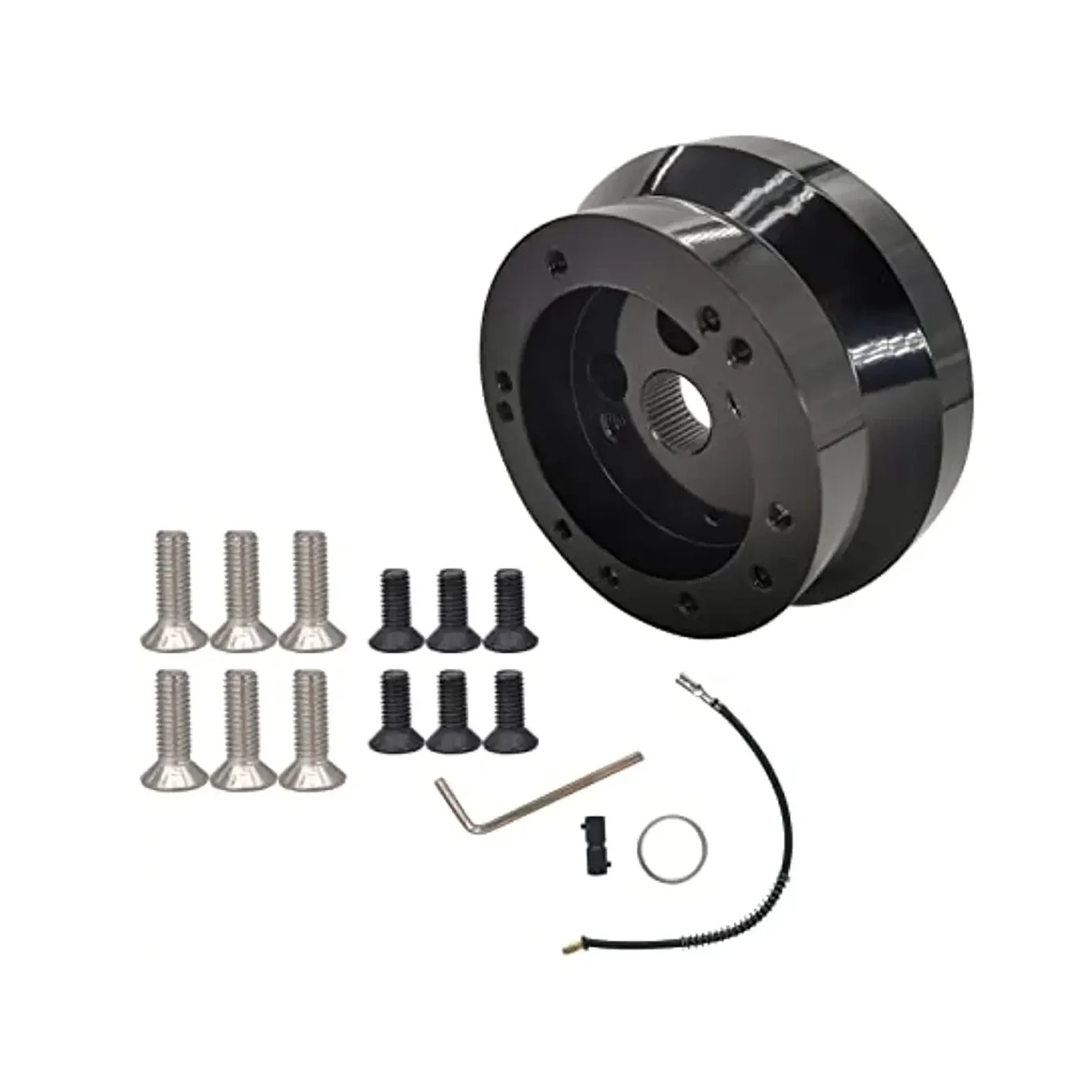 

5 / 6 Hole Steering Wheel Hub Adapter Installation Kit Compatible with GMC Chevy Pontiac Truck Pickup