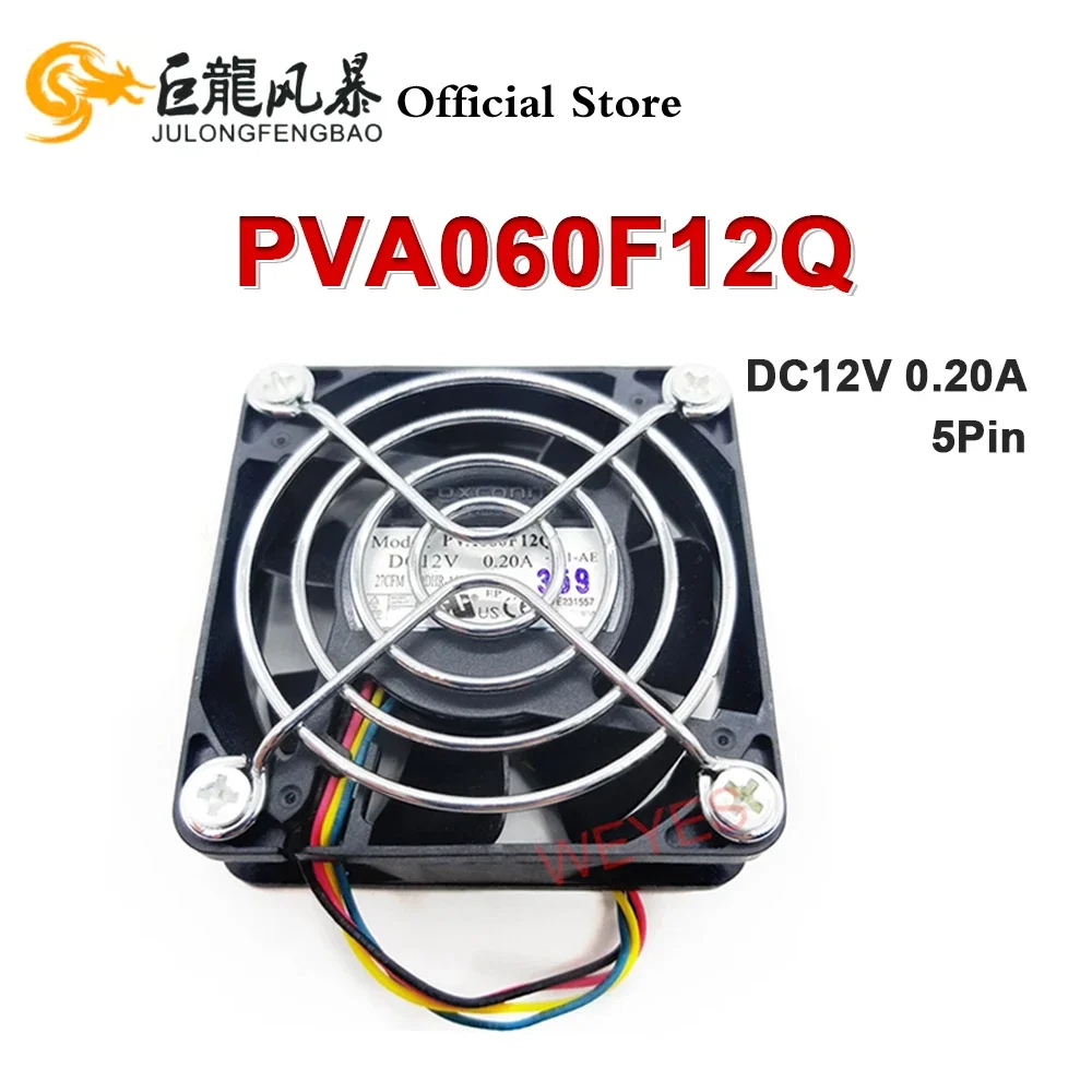 For Dell Optiplex 780 790 990 7010 9010 9020 USFF Cooling Fan 0WDDHR 0K650T GM1206PKVX DC12V 0.20A PVA060F12Q