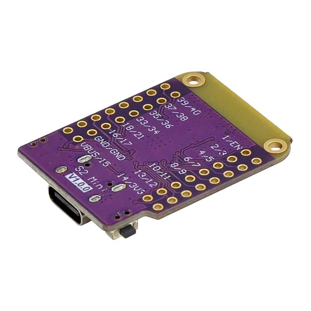 Mini módulo WIFI ESP32 S2, placa de desarrollo con PSRAM basado en ESP32-S2FN4R2, 4MB, FLASH, 2MB, PSRAM para Arduino