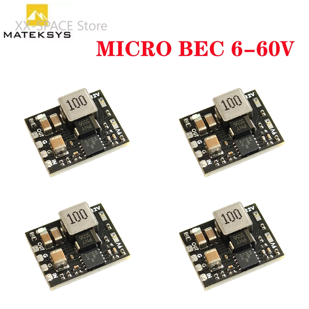 Systemy MATEK MICRO BEC 6-60V do 5V/9V/12V-ADJ regulator obniżający napięcie 6s dla RC FPV Racing Drone Quadcopter części multicoptera