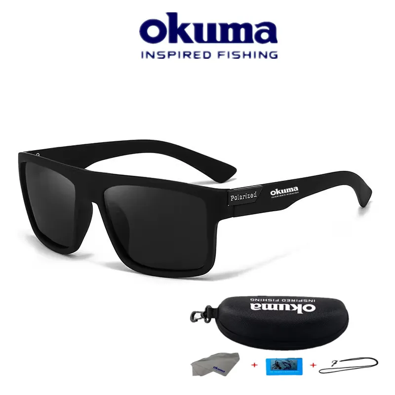 Okuma Polarisierte Sonnenbrille UV400 Angelbrille für Herren Damen Outdoor-Sport Radfahren Jagd Autofahren – Detail 9