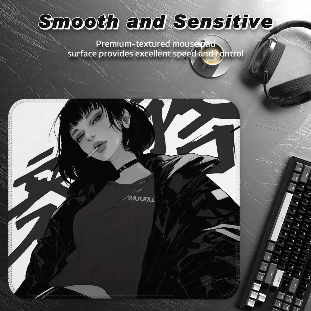 

Японский Oni Mask Girl Control Mou Коврик для мыши Маленький настольный коврик Настольная компьютерная клавиатура Беспроводная мышь для мальчика Подарок для игр Coa