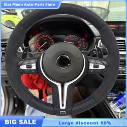 M Leather Steering Wheel For F30 F32 F10 F20 F07 F01 E46 E60 E90 M3 M4 M5 M7 M Steering Wheel