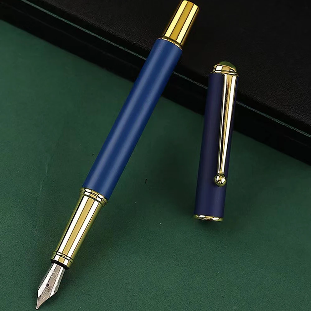 Hochwertiger neuer Morandi zweifarbiger Füllfederhalter aus Metall mit feiner 0,5-mm-Tintenstift, ausgezeichneter Schreibstift für Geschäftsbüros – Detail 5