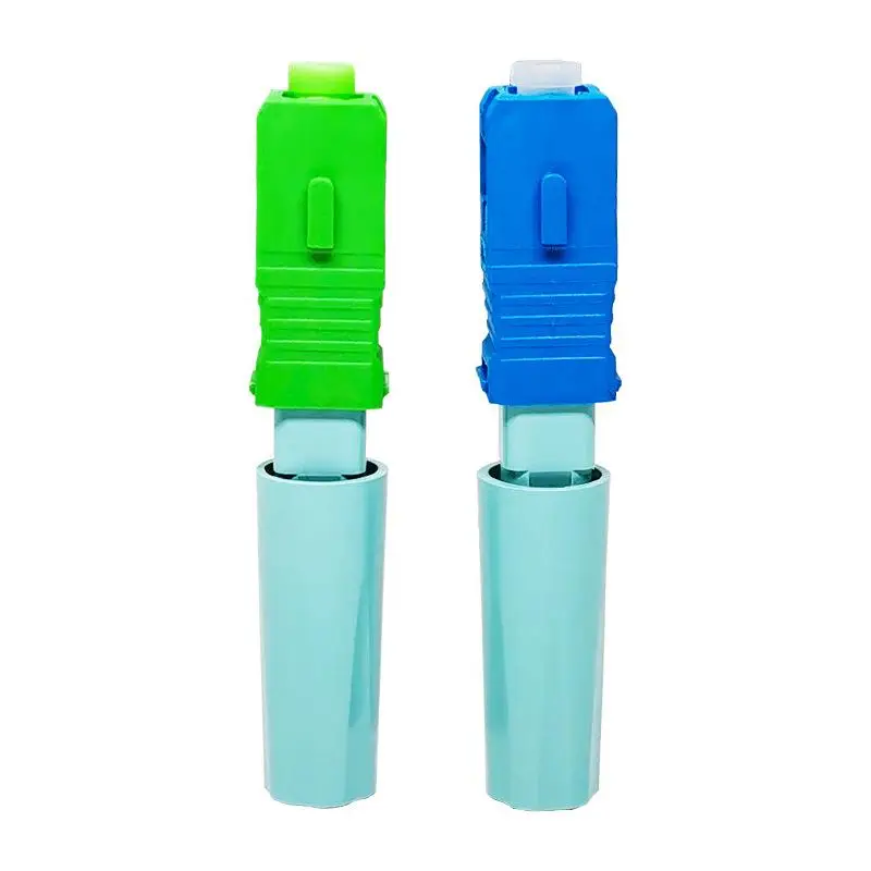 SCUPC/APC Optical Fiber Quick Connector Fiber Optic Cold Splicing FTTH Tool Fiber Cold Connection Field Assembly Fast Connector