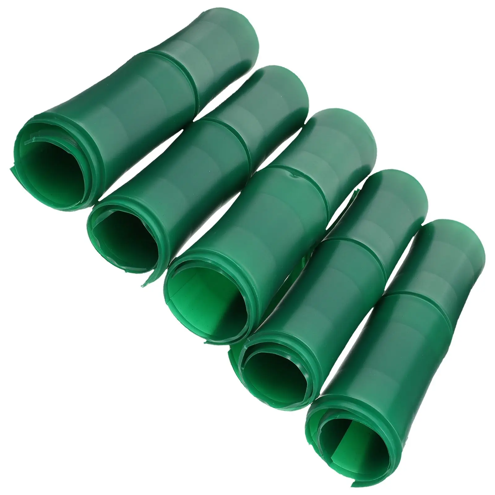 

5 Pcs Artificial Bamboo Tube 4 Inch Thick Cover for Water Pipe Decor Garden Heater Protection DIY Simulated Skin Sewer nament