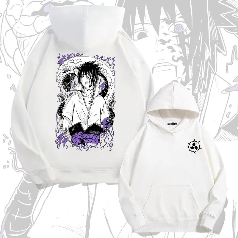 

Naruto Long Sleeves Hoodies Women Harajuku Pullovers Cute Kawaii Casual Tops O-Neck Angel Print Hooded Sweatshirt