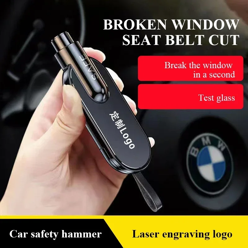 Automatic Emergency Safety Hammer for Automobiles, Window Crusher, Seat Belt Cutting, Evacuation and Rescue, Emergency Tools