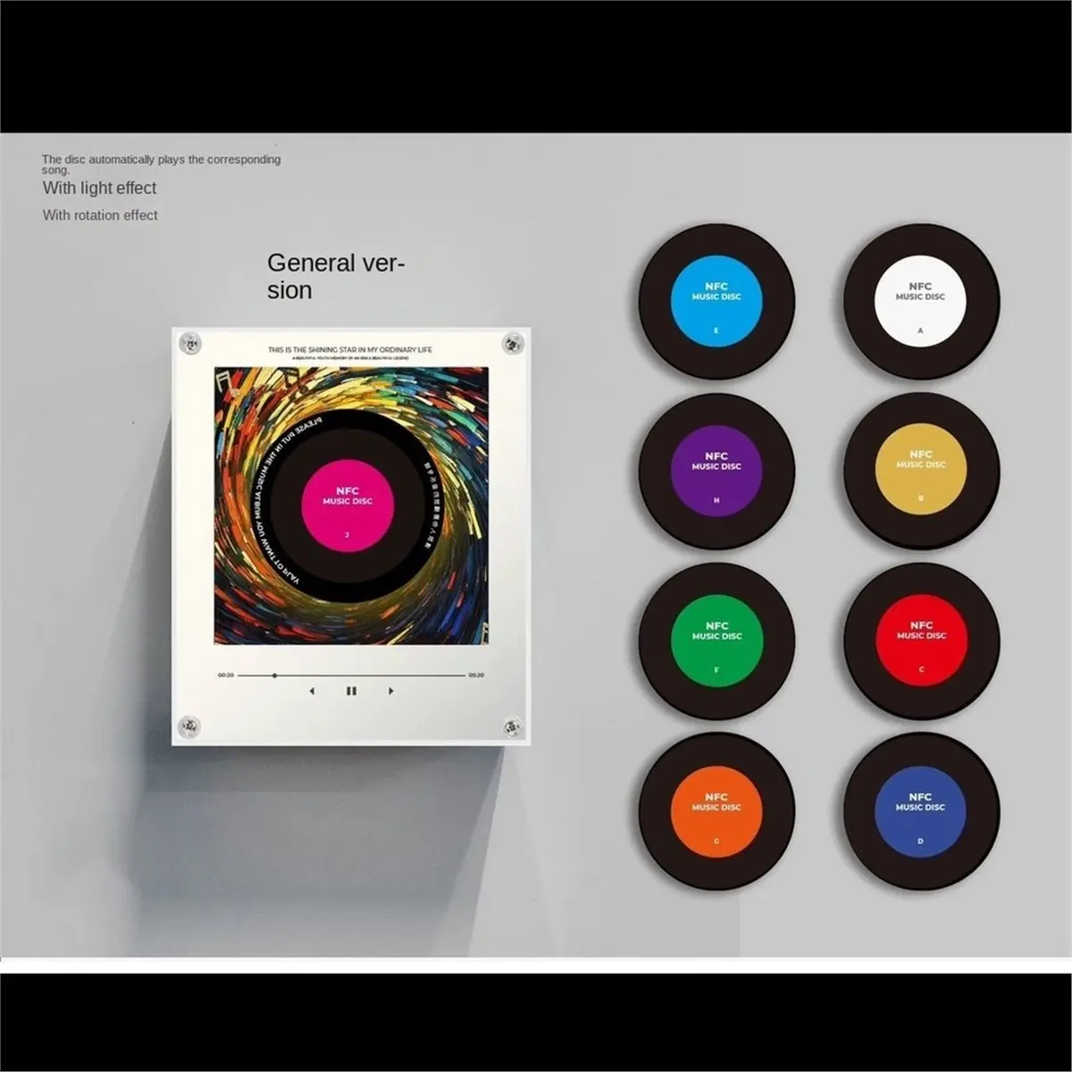 Jingle Magnets, Refrigerator Custom Storage, Personalized Retro, 9 PCS Programmable Playback, Aesthetic Desk Decor