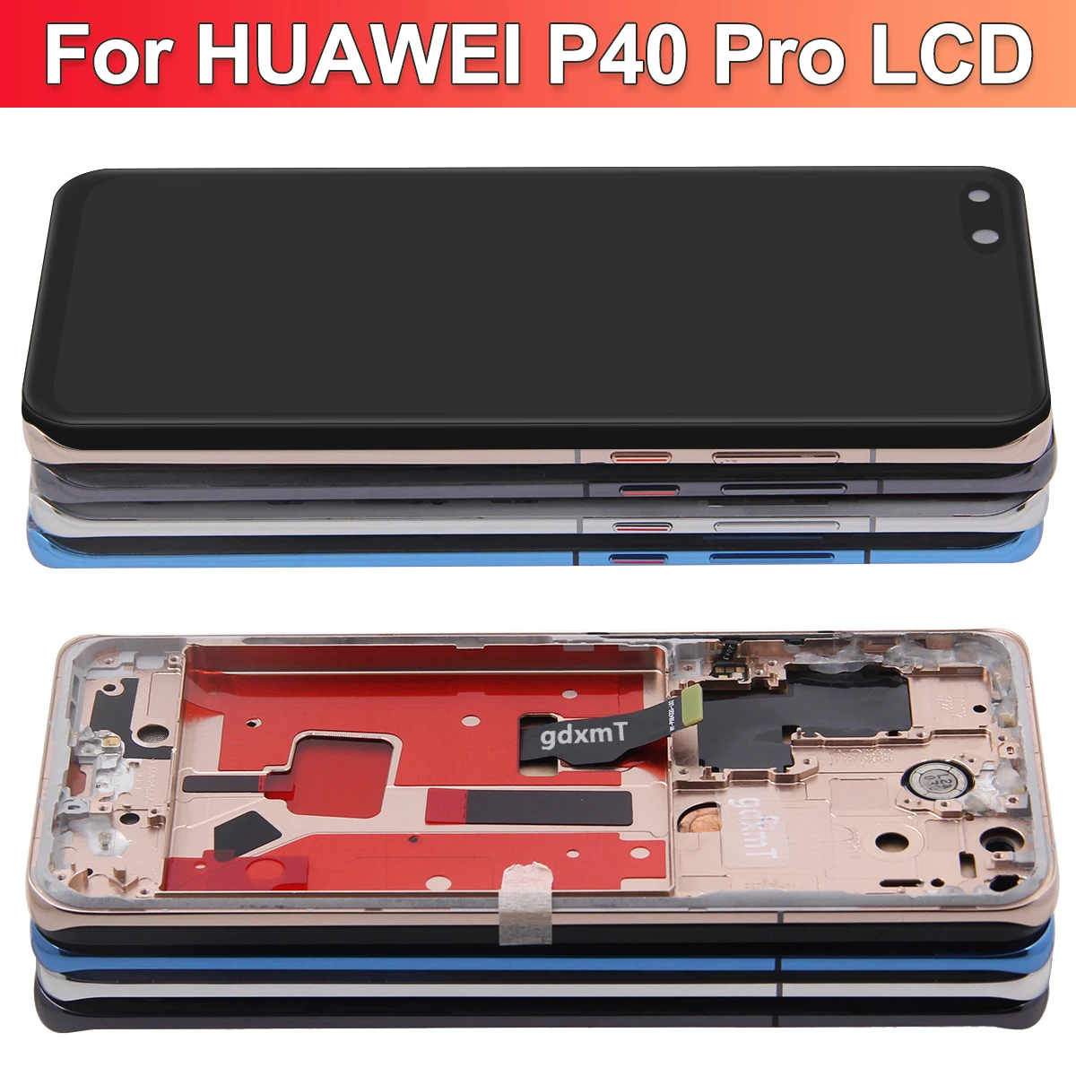 6.58\'\' For HUAWEI p40 pro ELS-NX9 ELS-N04 LCD Display Touch Screen Digitizer Assembly Replacement For P40 Pro Screen Replacement