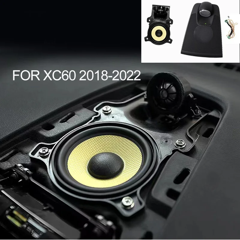 Car styling for volvo xc60 s90 v90 xc90 audio v60 s60 center speaker modification car accessories decorative cover