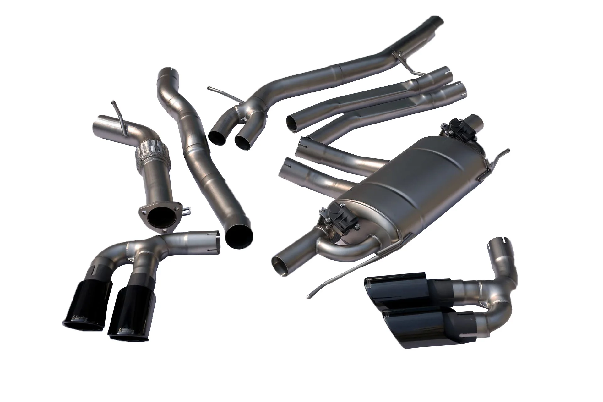 High Performance 304 Stainless Steel OEM Exhaust System Kit For PORSCHE Cayenne 3.0T High Quality Exhaust Pipe