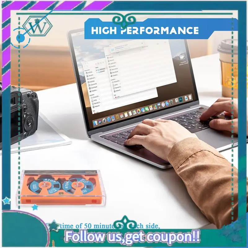 A75Q-Double-Sided 50-Minute Blank Reel Tape With Metal Reel And Hollow Case For Audio Recording