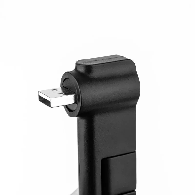 

4-портовый USB 2.0 вращающийся компьютерный четвертьразветвитель-расширитель, черный 480