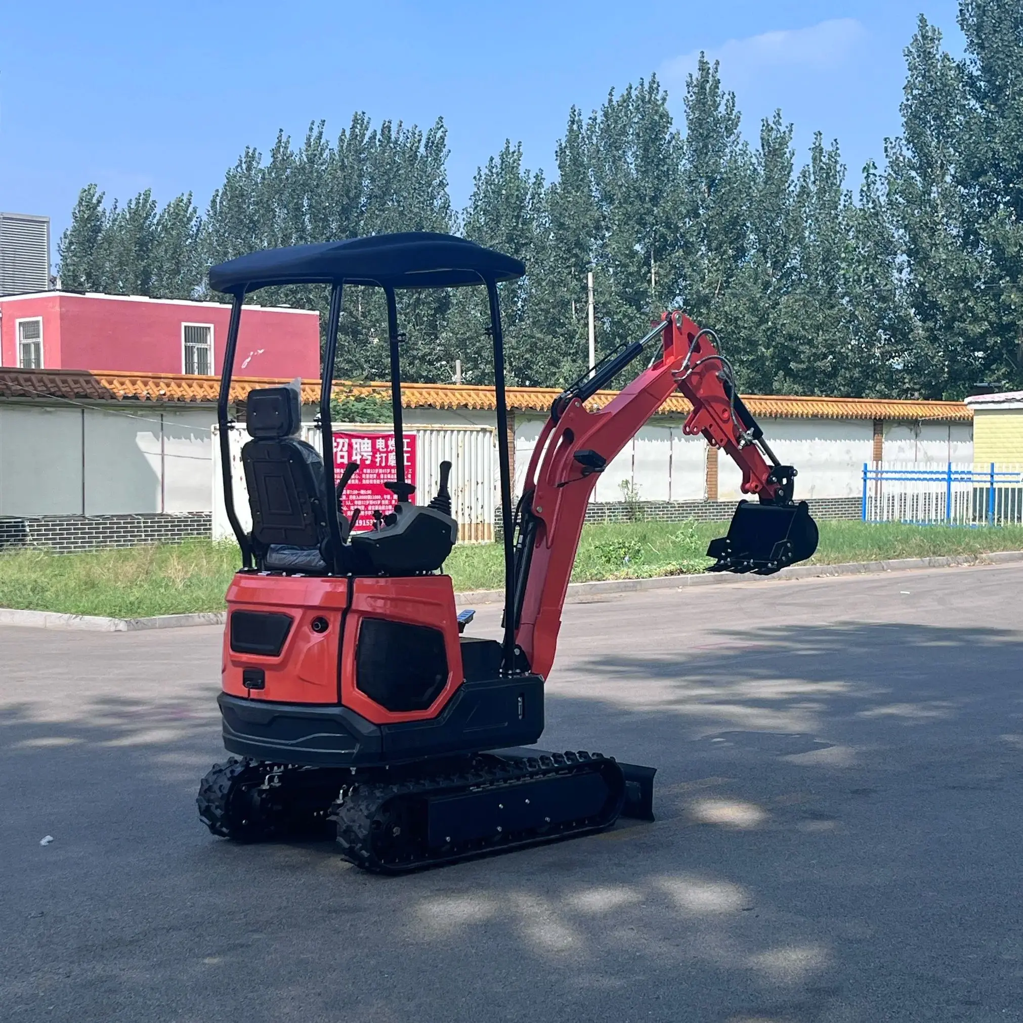 

CE EPA Kubota Engine New Crawler Excavator Bagging with Driver's Cabin Customizable Colors