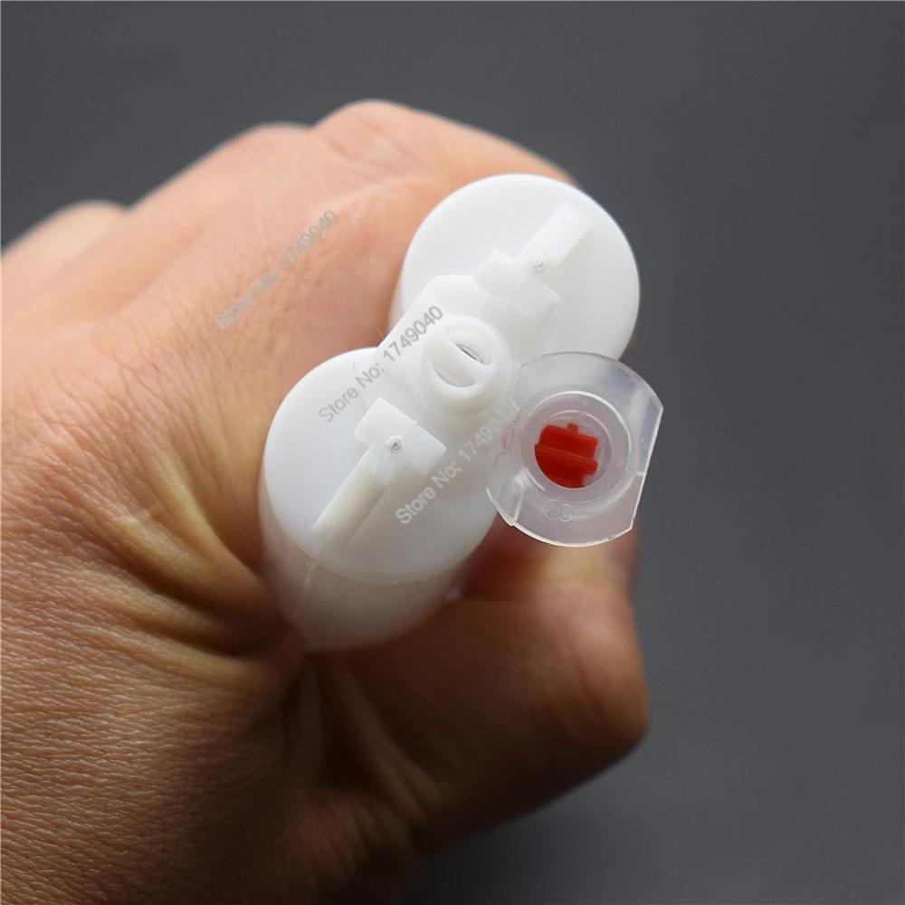 5pc AB colla quadrata miscelazione bocca tubo 83mm plastica dispenser tubo miscelatore Set di ugelli di miscelazione statici per cartucce da 50ml colla AB