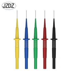 JZDZ 5PCS Test Probe Tips Electrical Diagnostic Tools Auto Multimeter Test Leads Extension Back Piercing Needle J.30011