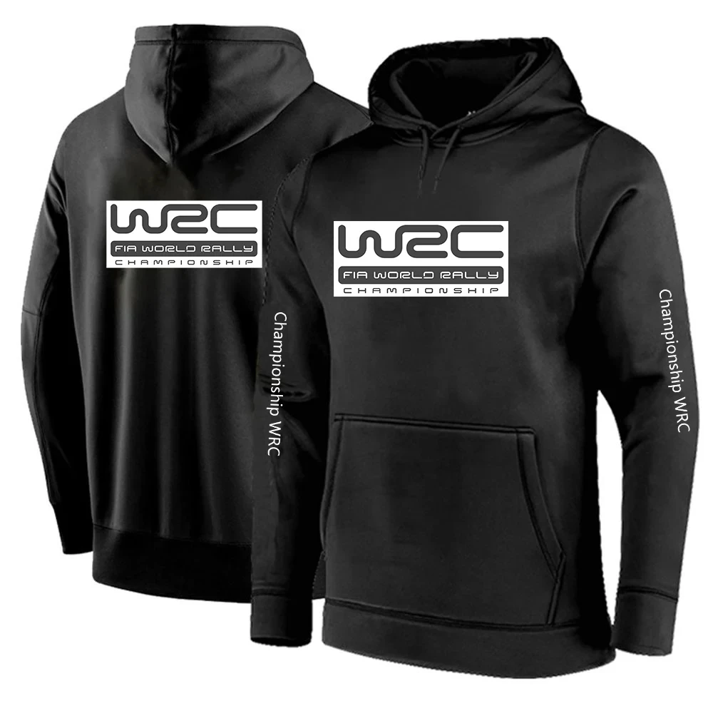 World Rally Championship WRC Men\'s Autumn and Winter Fashion Casual Printing Solid Color Hoodies Comfortable Tops Sports Shirt