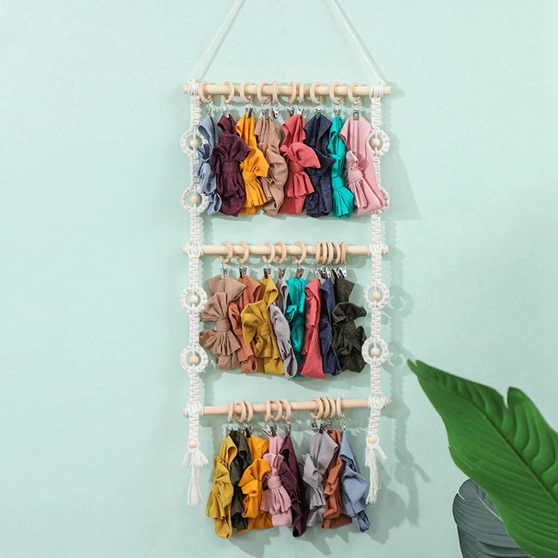 거치대 머리띠 정리함, 헤어 액세서리, 정리함 머리띠, 소녀, 아기용 벽걸이 장식