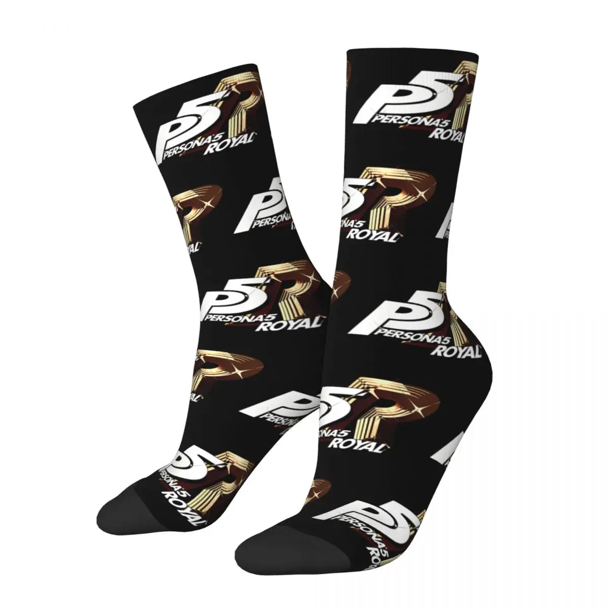 

Retro Royal Men's compression Socks Unisex Persona 5 Street Style Seamless Printed Novelty Crew Sock