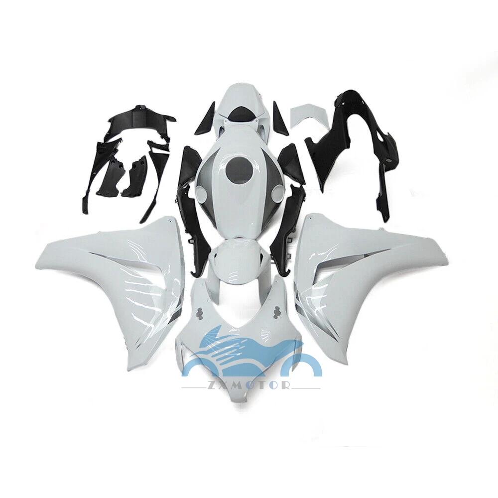 White Grey  Fairing Kit for Honda CBR1000RR 2008 2009 2010 2011 CBR 1000RR 08 09 10 11 Injection Plastic Fairing Kit