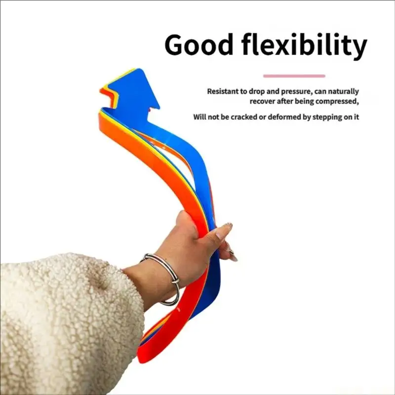 

U2JB 6pcs Arrows Agility Training Rings Multipurpose Arrows Agility Equipment for Youth Sports And Cognitive Training