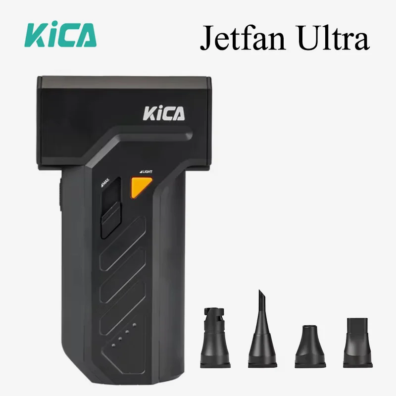 

Jetfan Ultra KICA 48m/s Compressed Air Duster Electric Blower LED Lights Portable Cordless 116000 RPM Rechargeable 4000mAh