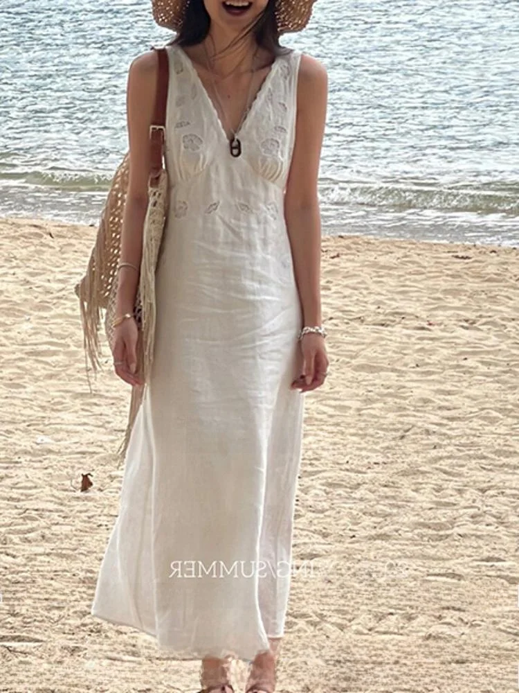 

Ele Summer Svel Vest Dr V-Ne Свободное ощущение шифоновой женской юбки трапециевидной формы с высокой талией для поездок на работу Sle Faionable