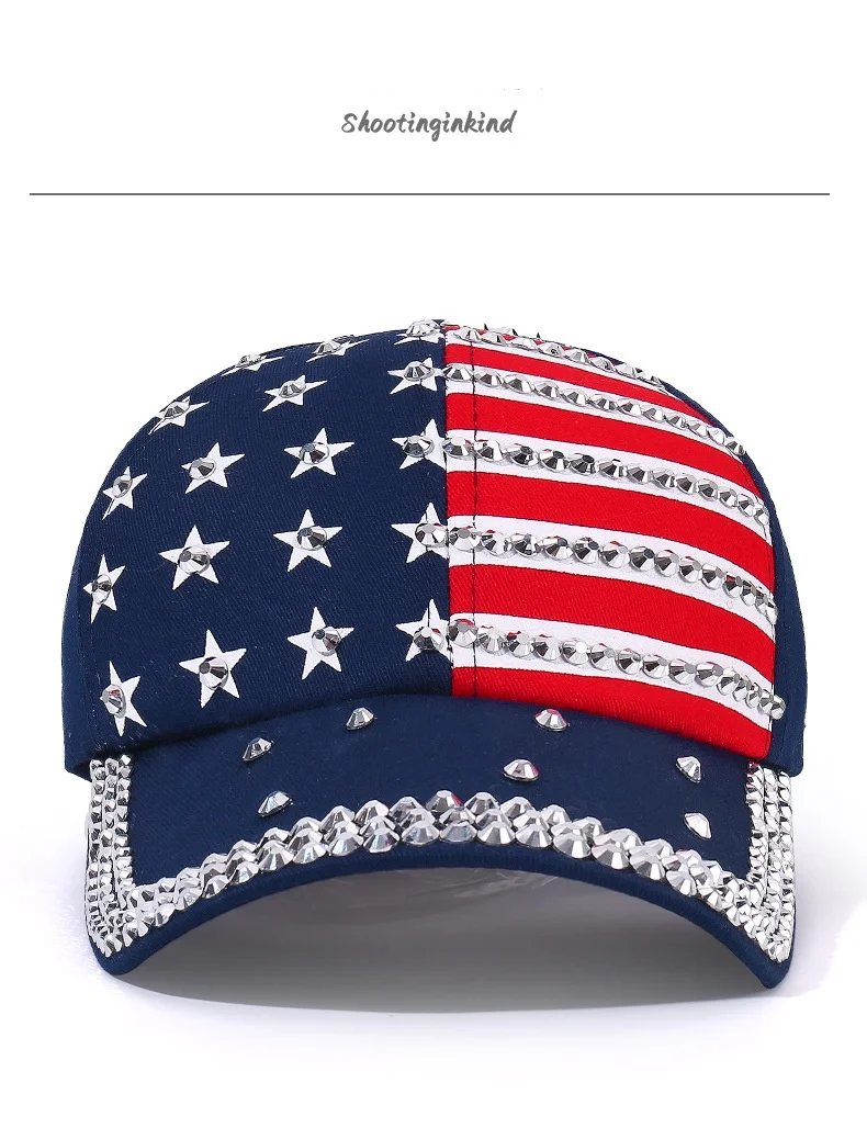 1pcs Sun block baseball cap women's fashion trend  duck hat Summer festival party carnival rhinestone diamond-studded  men