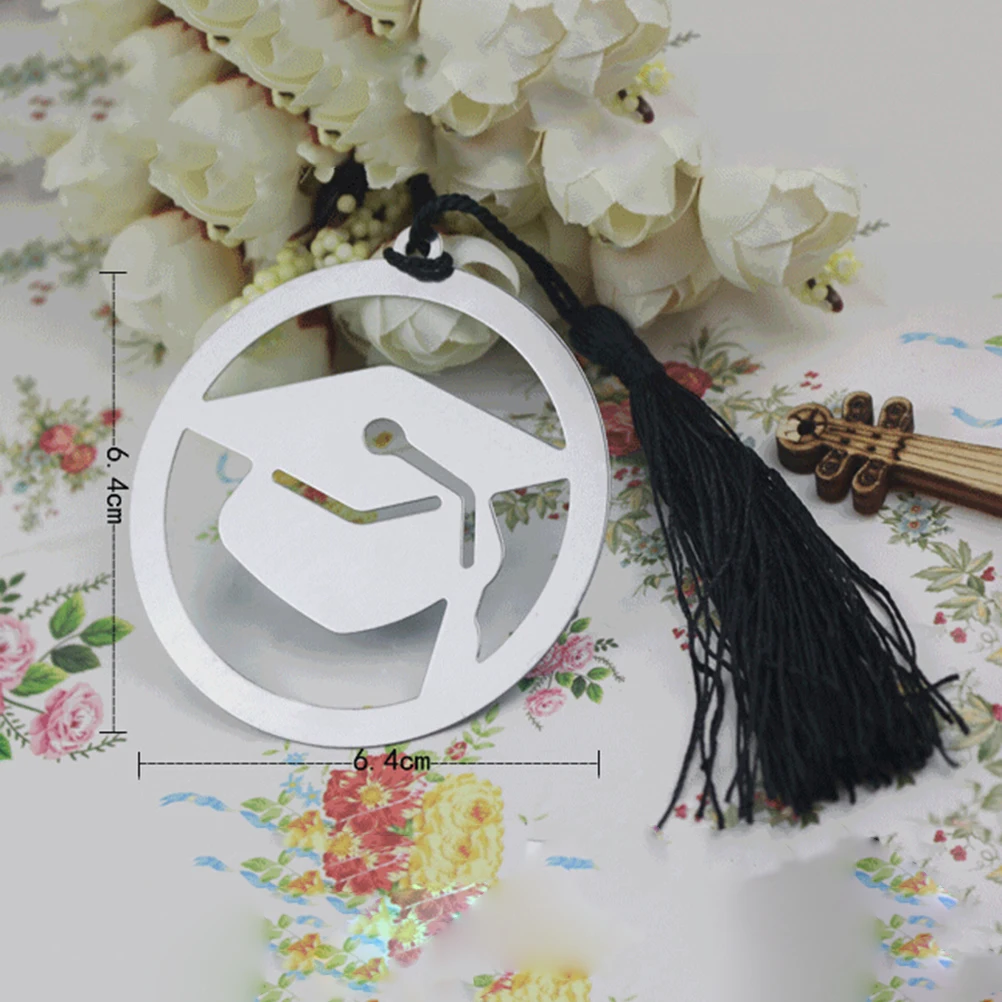 

6 Pcs Doctor Hat Bookmark Gift for Graduation Bookmarks Page Markers Metal Gifts