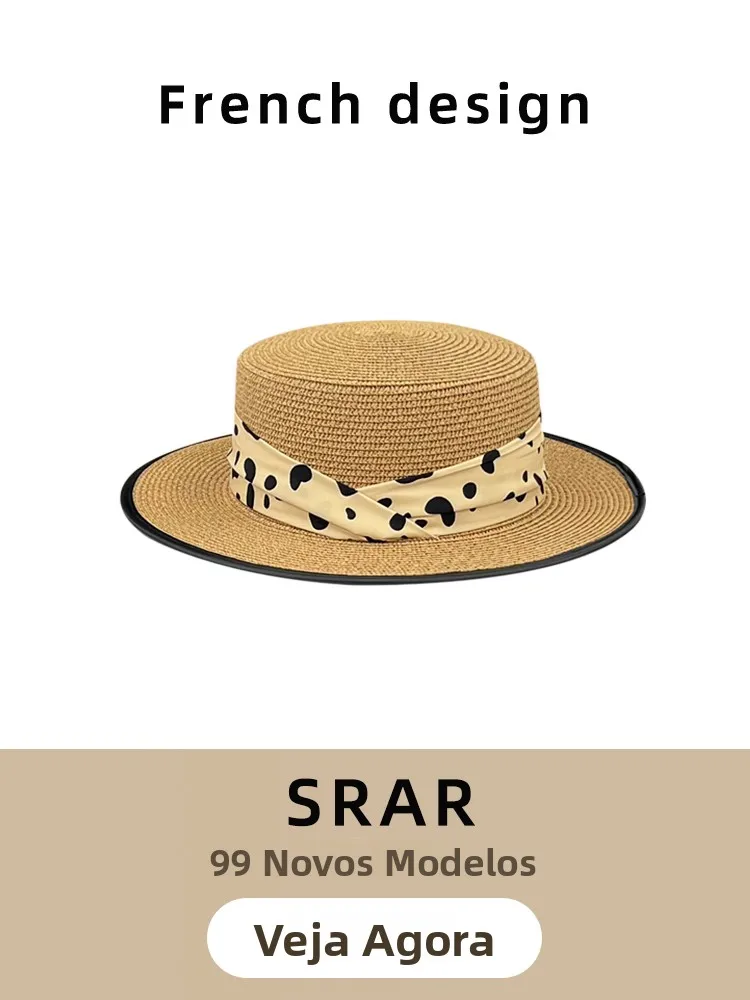 chapeau-plat-a-pois-tisse-ele-pour-femme-ideal-pour-la-plage-et-les-vacances-d'ete-chapeau-decontracte-chic-srar-pour-les-sorties-en-couple