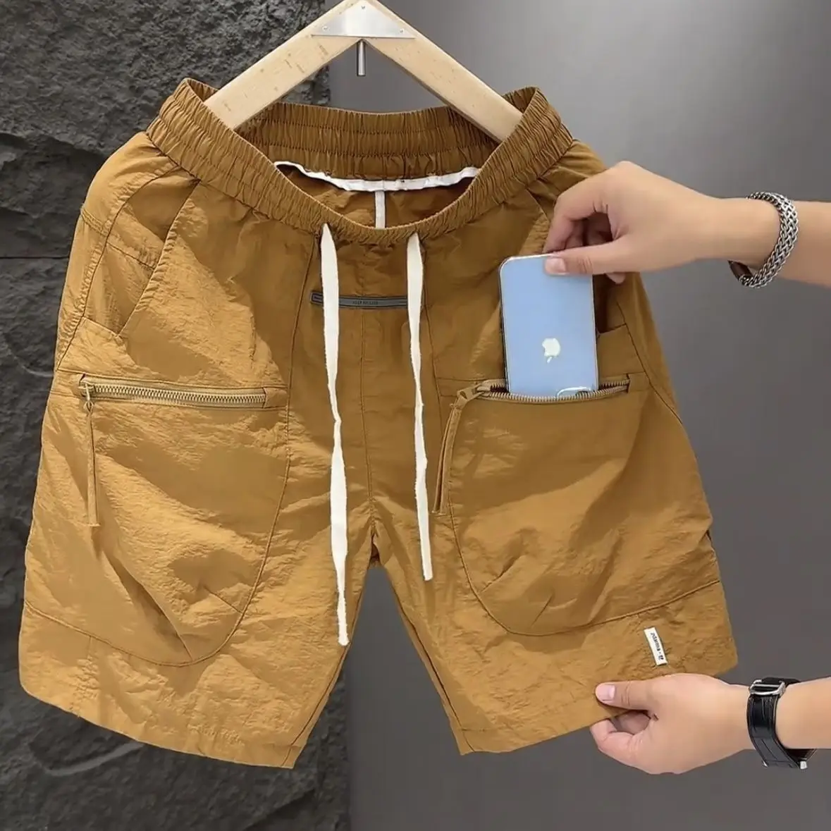 Fashion 2026 Trendy Summer Multi-pocket Tooling Shorts Men's Outdoor Functional Quick-drying Beach Pants Baggy Loose Short Pants