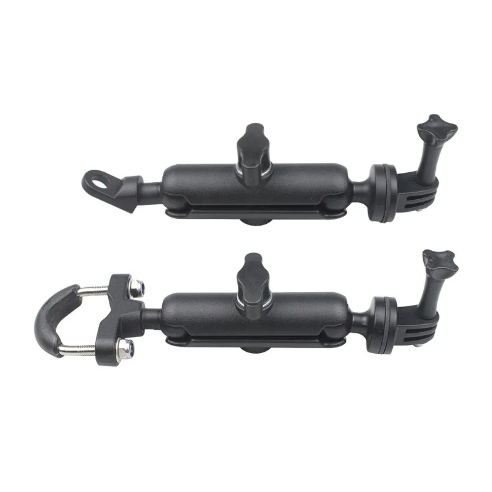 

360° Rotating Action Camera Bracket Holder Universal Sturdy Action Camera Stand Adjustable Black Rearview Mirror Camera Bracket