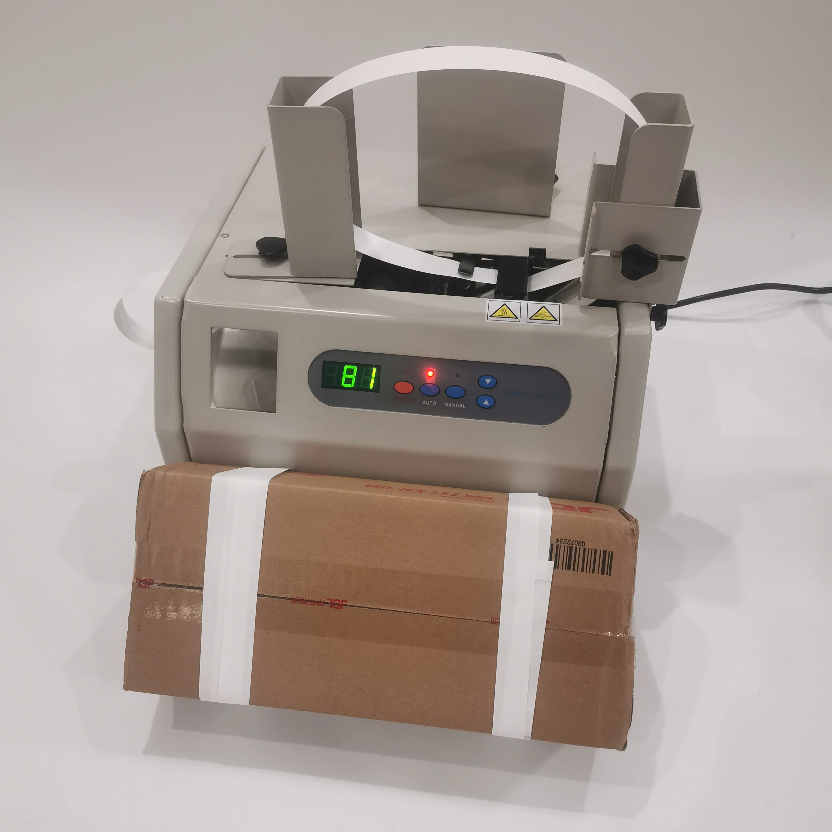 Automatic Banknote Banding Machine | Paper Money Strapping & Bundling Machine for Cash Packing 110V/220V