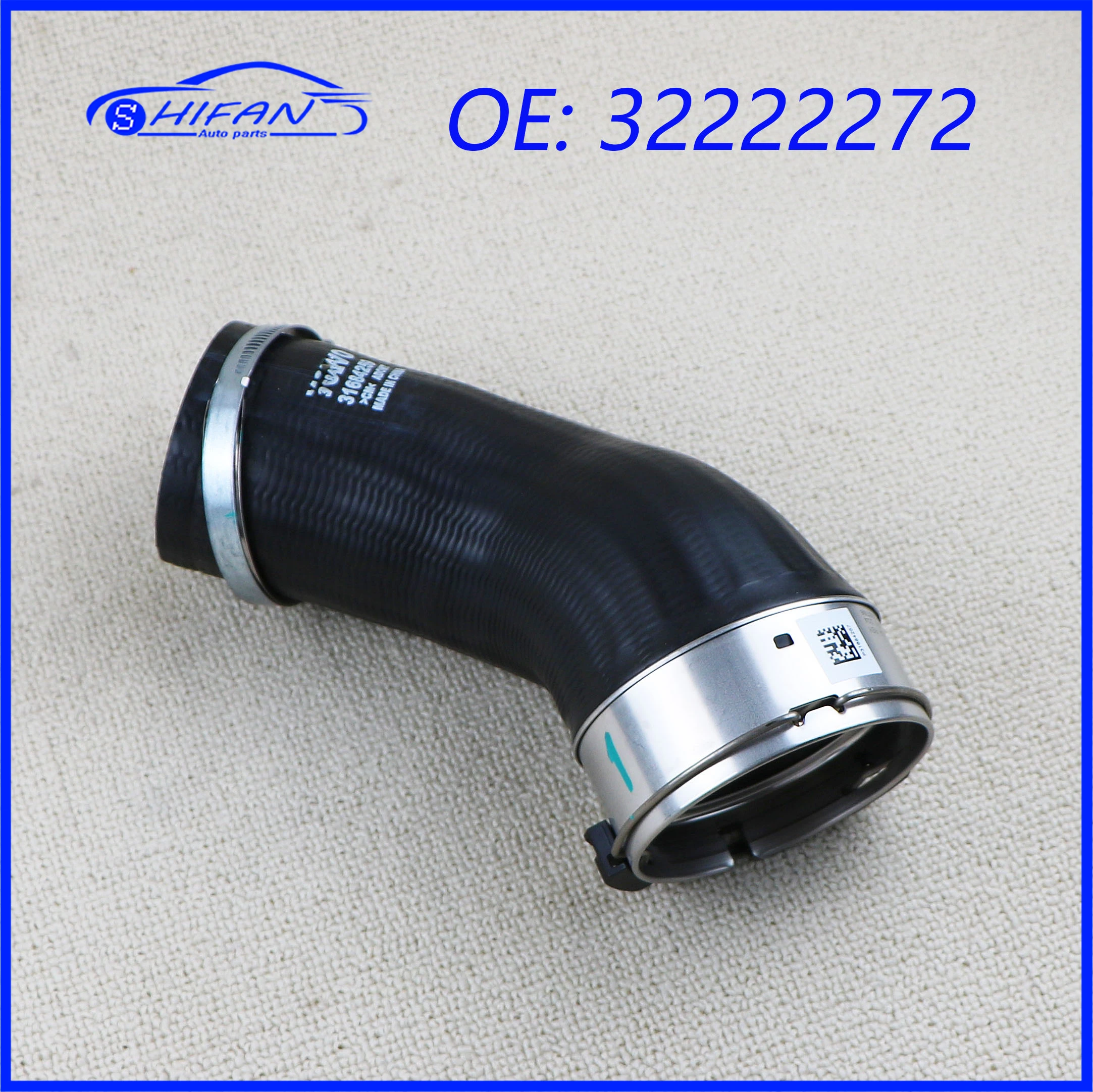 

32222272 Turbocharger Intercooler Tube For Volvo S60 S80 S90 V60 V90 XC60 XC70 XC90 Charge Air Hose 2016 2017 2018 2019 2020