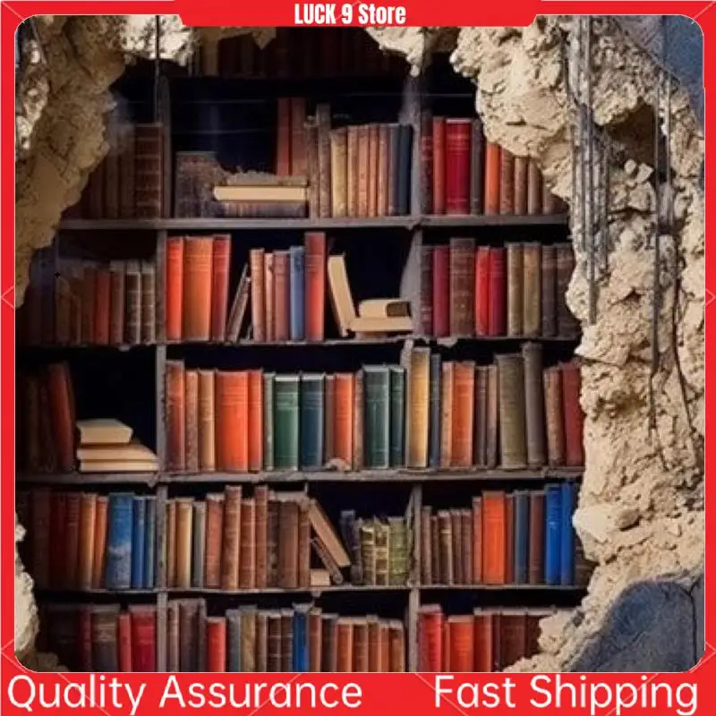 

3D Bookshelf Mug A Library Shelf Cup,Creative Space Design Multi-Purpose Mug, 3D White Mug,C Easy To Use 330ML 8 X 9.5Cm