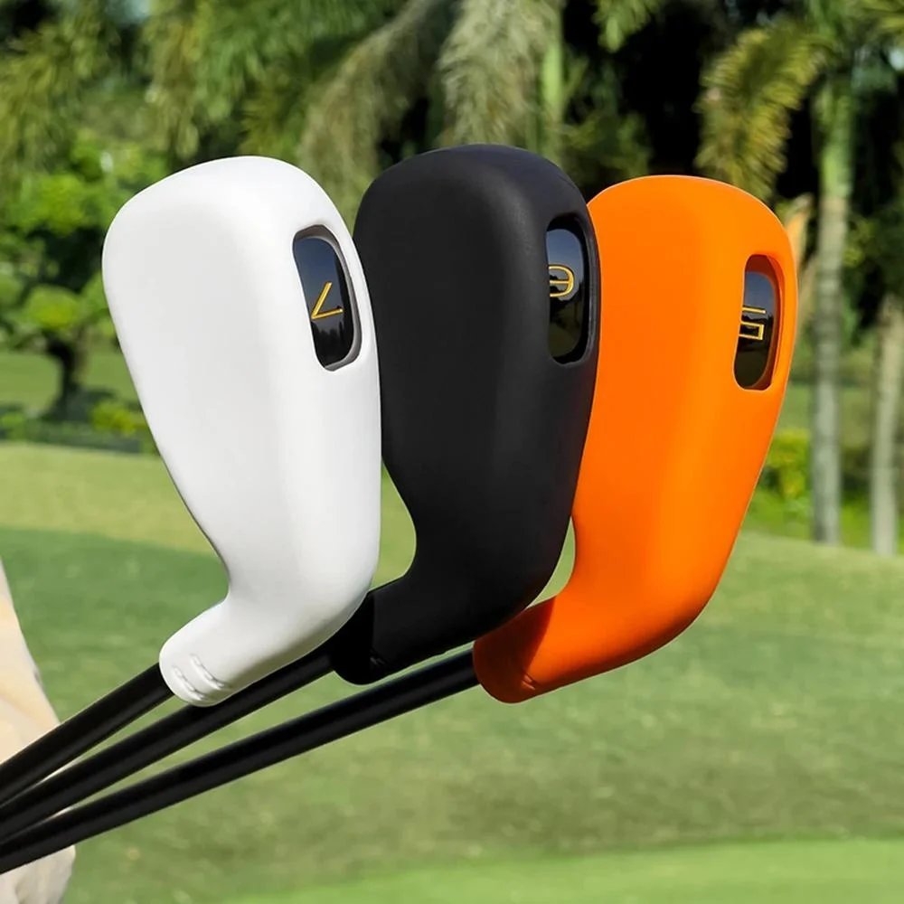 1-piece PGM golf club cover - Iron club cover - Soft-touch, durable silicone putter head cover - Club head cover - Protective co