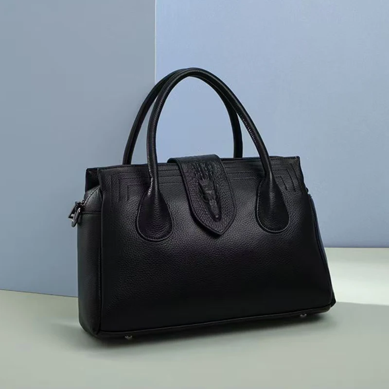 

2026 New Fashion Alligator Women Handbags Genuine Leather Shoulder Bags Female Brand Luxury Real Natural Leather Crossbody Bag