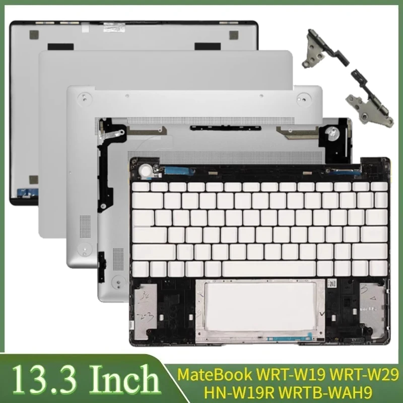 

13.3"Silver For MateBook WRT-W19 W29 WRT-W09L HN-W19R WRTB-WAH9 LCD Back Cover Palmrest Upper Case Keyboard Lower Bottom Cover