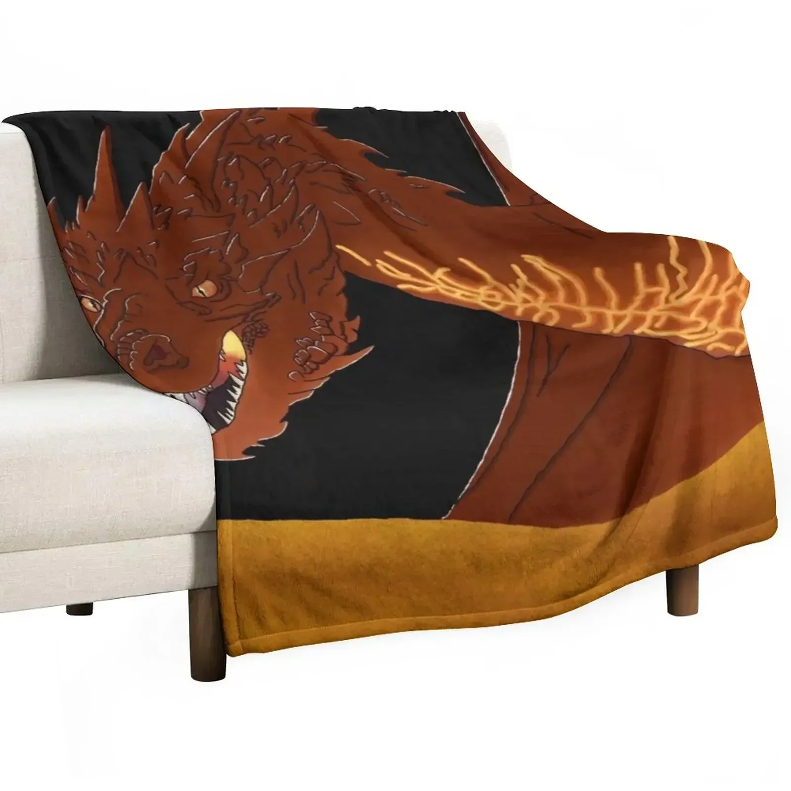 I am fire ! I am Death ! Throw Blanket For Decorative Sofa Sleeping Bag Decorative Throw Blankets