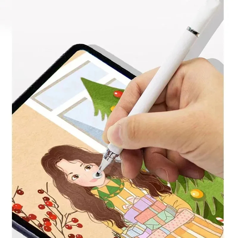 Universal 2 In 1 Stylus Pen For iOS Android Touch Pen Drawing Capacitive Pencil For iPad Samsung Xiaomi Tablet Smart phone view 3
