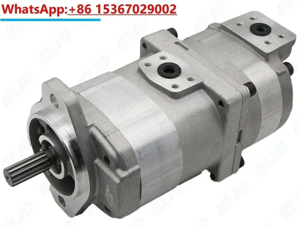 oil gear pump 705-56-34040 hydraulic triple pilot pump charge pump