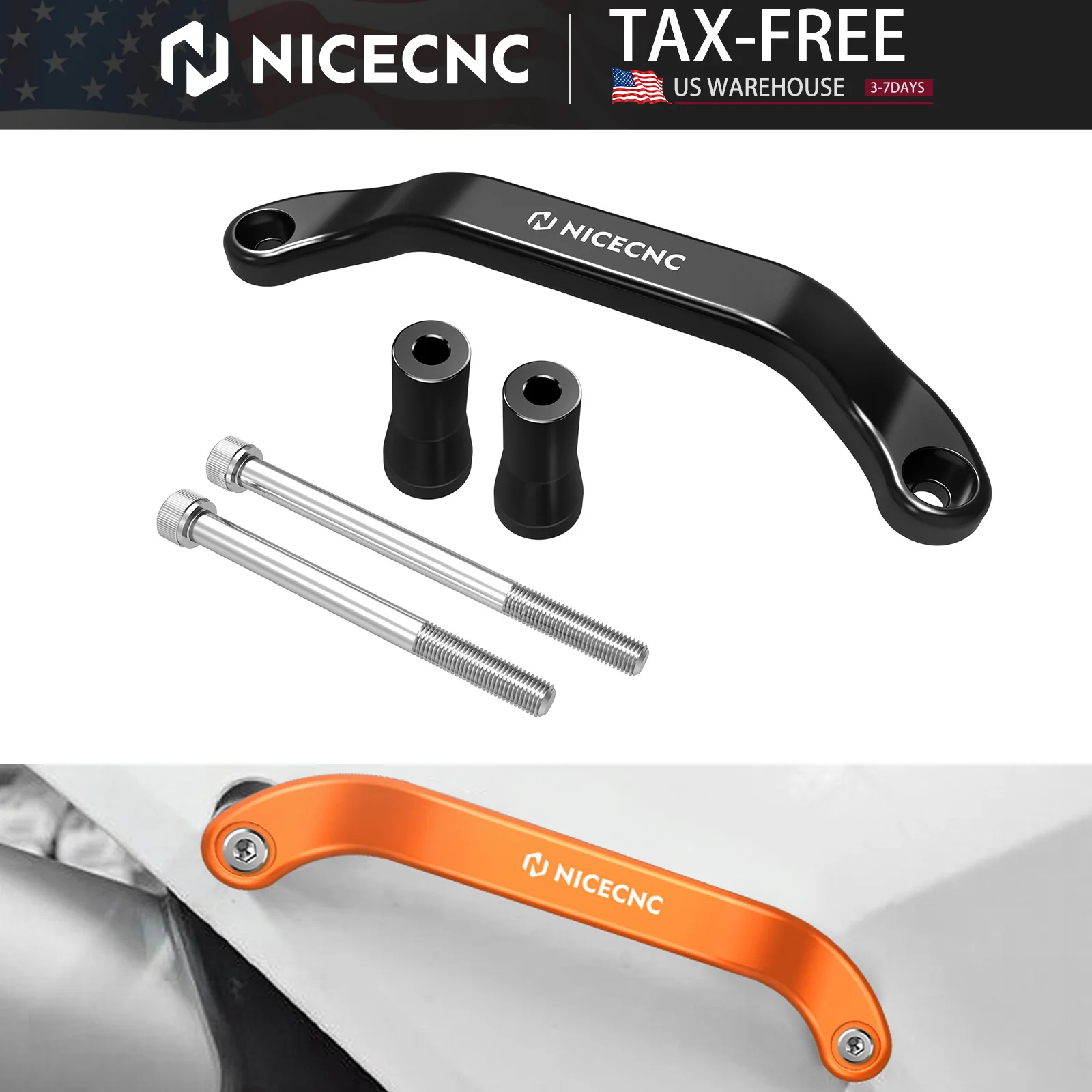 

NICECNC For KTM EXC 300 2024 2025 Aluminum Rear Grab Handle Bar EXC-F 350 450 XCW 2024 SX 125 XC 300 SX-F 450 XC-F 2023-2025