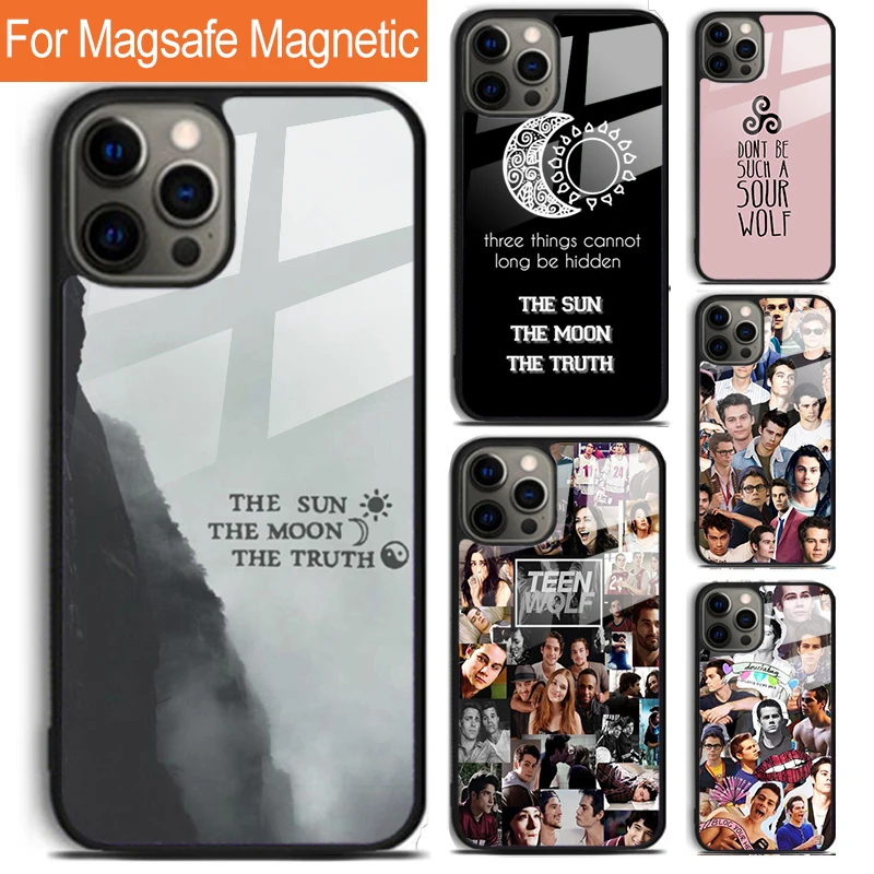 teen wolf American Thriller TV Series Phone Case For iPhone 16 15 14 13 12 Pro Max Plus Magsafe Magnetic Wireless Charging Cover