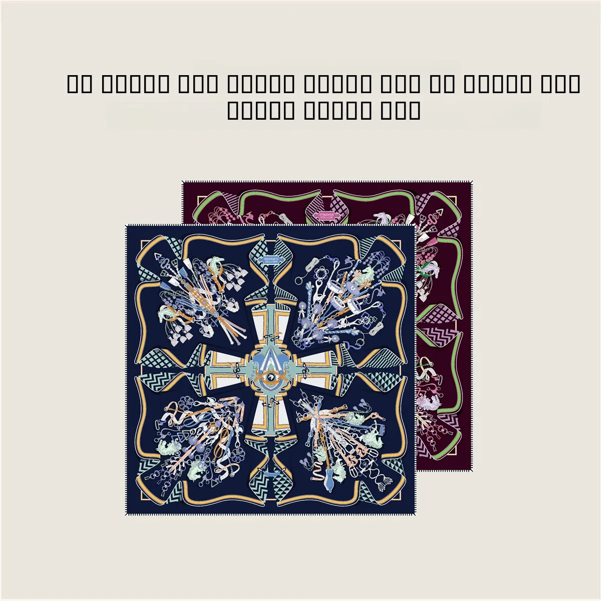 Sciarpa di seta arrotolata a mano con punteruolo a spalla Modello inclinato Primavera Nuova sciarpa quadrata multifunzionale Faionable da donna